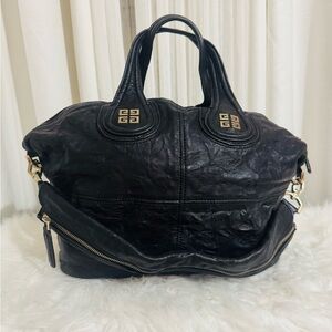 Givenchy Black Leather Tote Bag